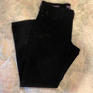 NYDJ Samantha Slim Black Corduroy Pants